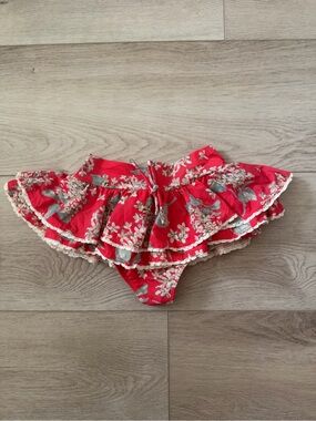 Montce Swim Floral Ruffle Swim Bottoms